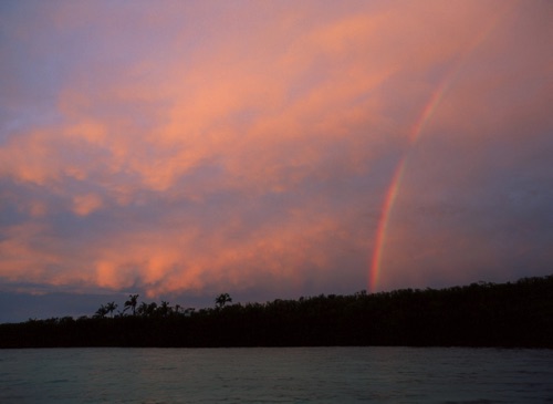 Rainbow at Sunset Harbour Island Bahamas (MF).jpg